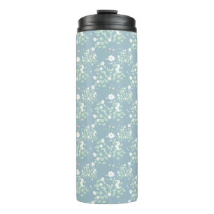 Termo Patrón de flores silvestres