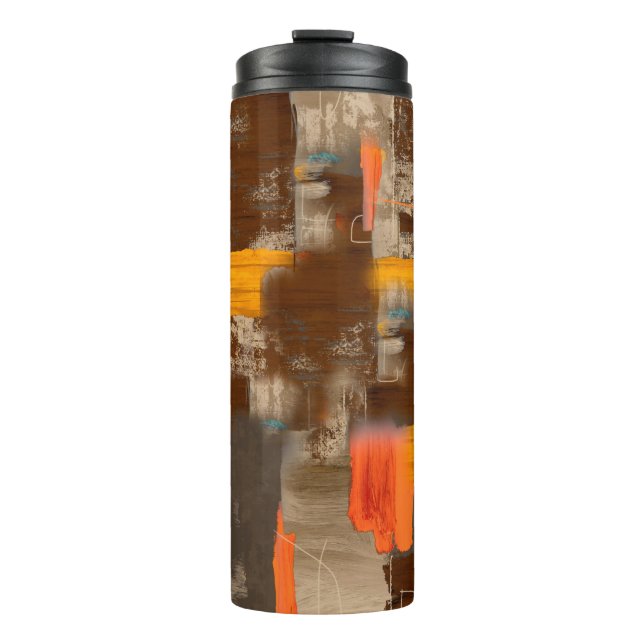 Termo patrón de fondo digital de acuarela sobre fondo (Anverso)