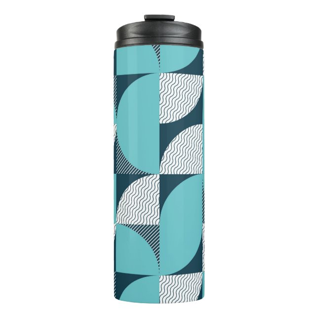 Termo Patrón de forma geométrica creativa (Anverso)