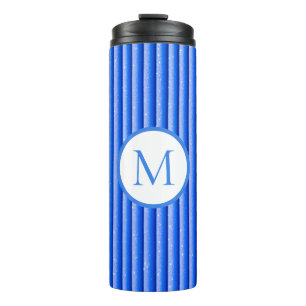Termo Patrón de franjas azules
