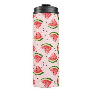 Termo Patrón de frutas de la sandía acuática