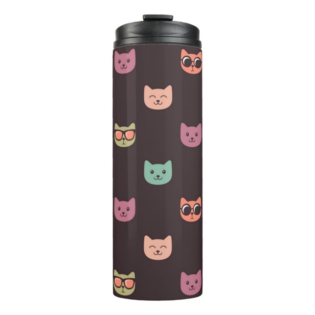 Termo Patrón de gato (Anverso)