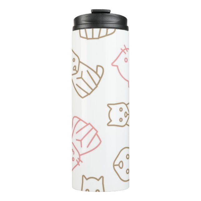 Termo Patrón de gato (Anverso)