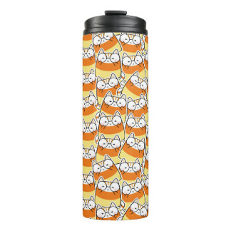 Termo Patrón de gato de maíz dulce