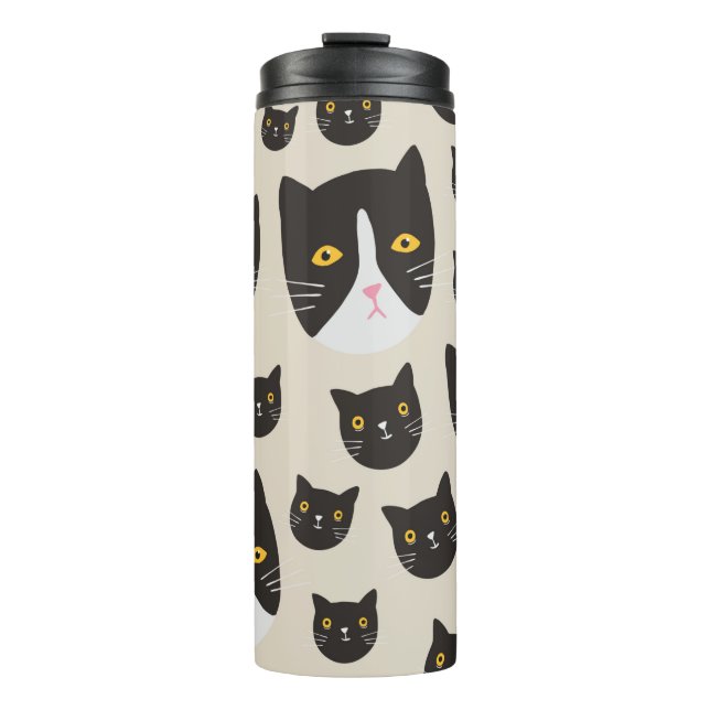Termo Patrón de gato sin soldadura/ (Anverso)