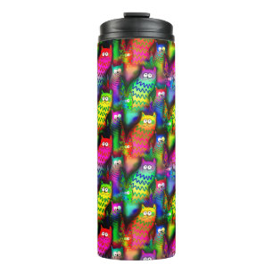 Termo Patrón de gatos divertidos-54578