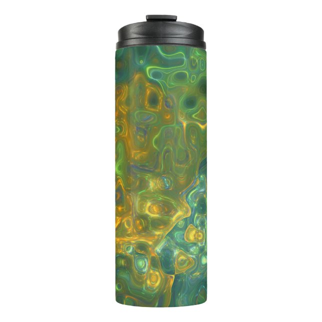 Termo Patrón de Gemstone amarillo verde térmico del Tumb (Anverso)