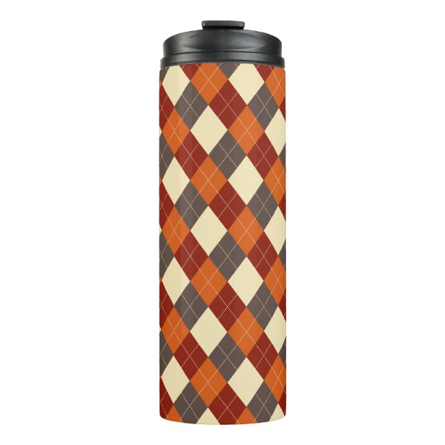 Termo Patrón de Gingham otoño/otoño (Anverso)