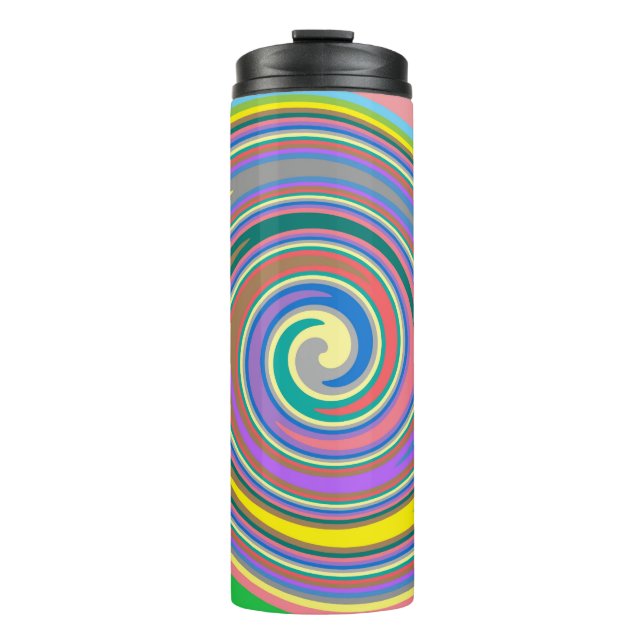 Termo Patrón de giro arco iris (Anverso)
