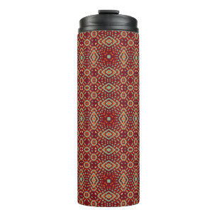 Termo Patrón de grabado de color. Vintage ilustrationabi