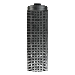 Termo Patrón de gradiente geométrico en blanco y negro
