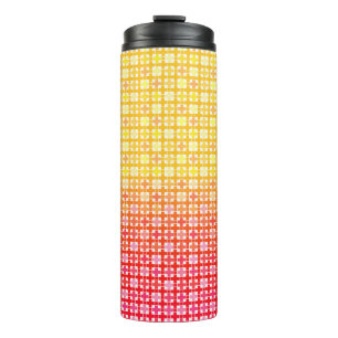 Termo Patrón de gradiente rojo amarillo