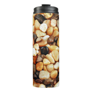 Termo Patrón de guijarros marrones