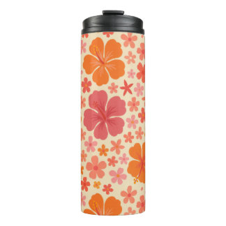 Termo Patrón de hibiscos de Hawái 60