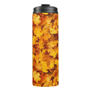 Termo Patrón de hoja de arce-25877