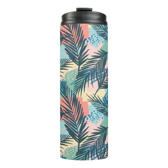 Termo Patrón de hoja tropical pastoral (Anverso)