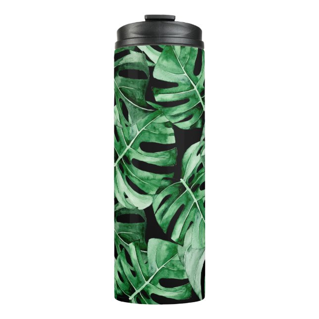 Termo Patrón de hojas de monstera (Anverso)