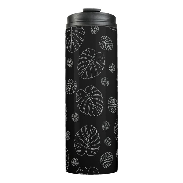 Termo Patrón de hojas tropicales (Anverso)