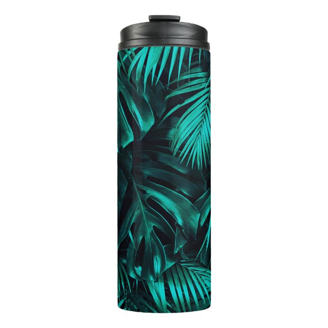 Termo Patrón de hojas tropicales (Anverso)