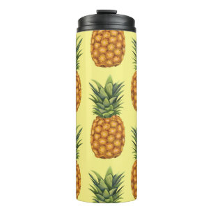 Termo Patrón de ilustracion abstracto de piña cúpula