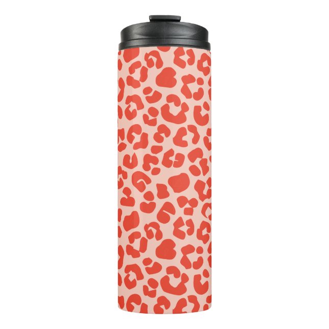 Termo Patrón de impresión de chita rojo (Anverso)
