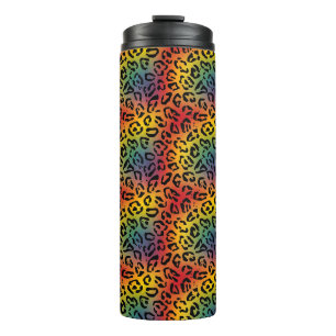 Termo Patrón de impresión de leopardo vibrante