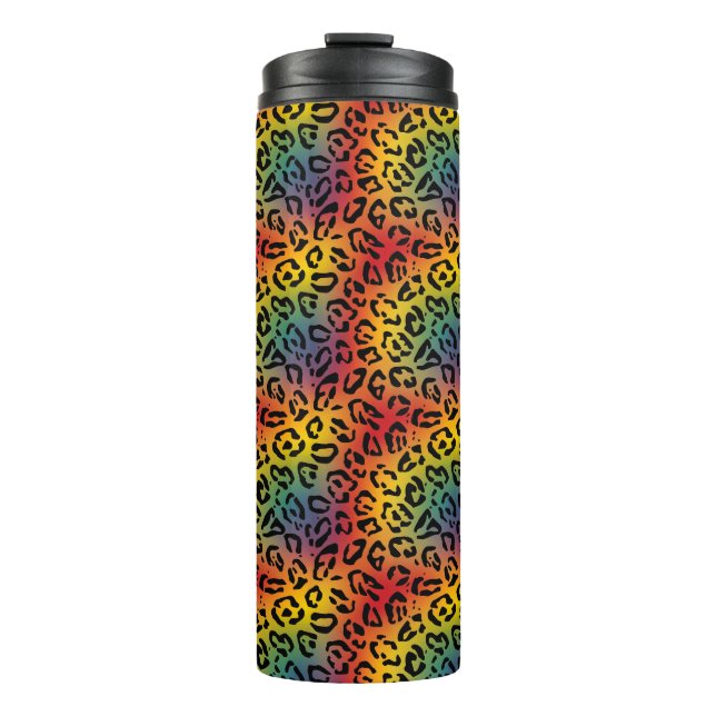 Termo Patrón de impresión de leopardo vibrante (Anverso)