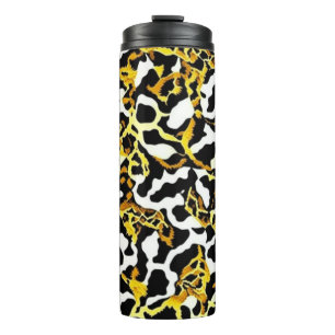 Termo Patrón de impresión de leopardo y cebra