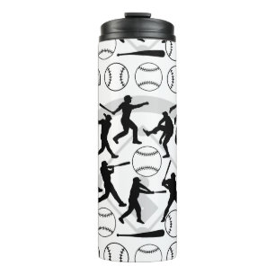 Termo Patrón de juego de béisbol.w