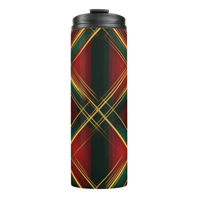 Termo PATRÓN DE JUEGOS DE ORO VERDE ROJO DE LOS navidade (Anverso)