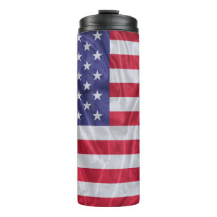 Termo Patrón de la bandera de los Estados Unidos sobre l