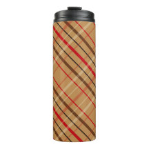 PATRÓN DE LA JUGADA DE VACACIONES MARRÓN Y ROJO