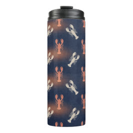 Termo Patrón de langosta costera - Verano de mariscos ná