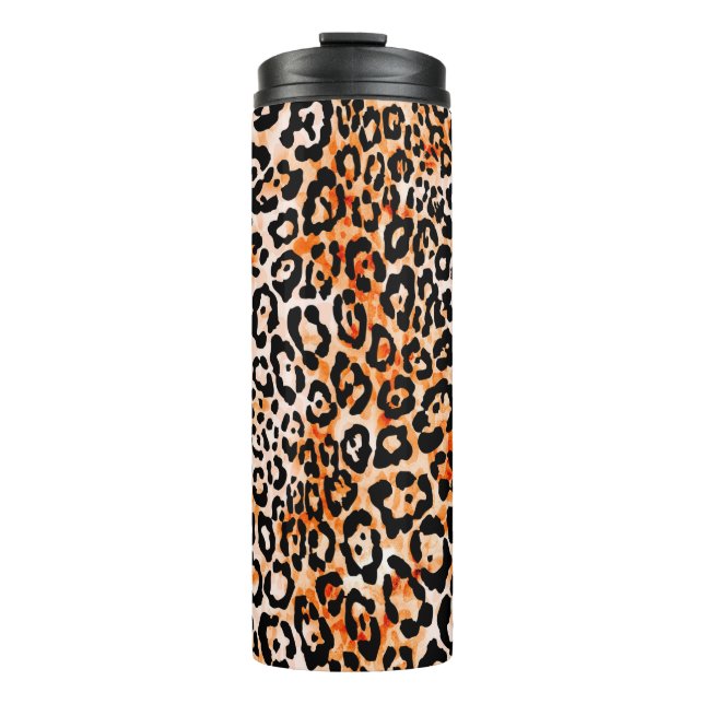 Termo Patrón de leopardo sin foco, prin animal de dibujo (Anverso)