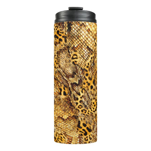Termo Patrón de leopardo y serpiente (Anverso)