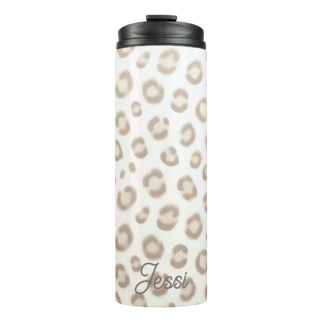 Termo Patrón de lujo de animal suave | Estampado de anim (Anverso)