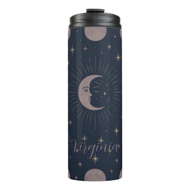 Termo Patrón de Luna Celestial | Ropa de Mujer Cósmica P (Anverso)