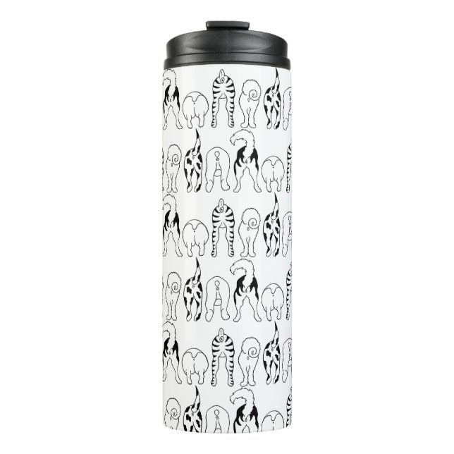 Termo Patrón de manchas de perro (Anverso)