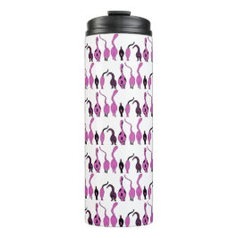 Termo Patrón de manchas púrpuras de gato