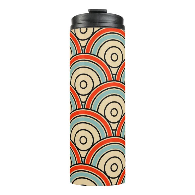 Termo Patrón de marfil de escalas asiáticas (Anverso)