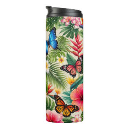 Termo Patrón de Mariposa Tropical