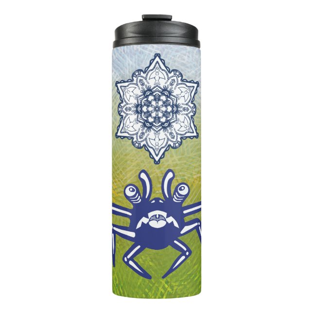 Termo Patrón de monstruo del cangrejo (Anverso)