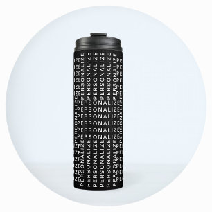 Termo Patrón de nombre o palabra repetida en blanco y ne
