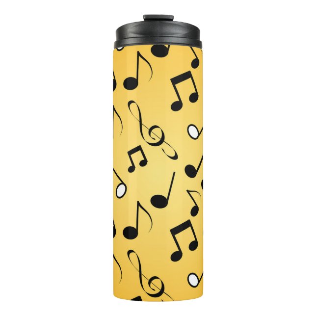 Termo Patrón de notas musicales (Anverso)