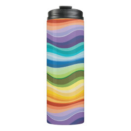 Termo Patrón de Ondulaciones Multicolores 2