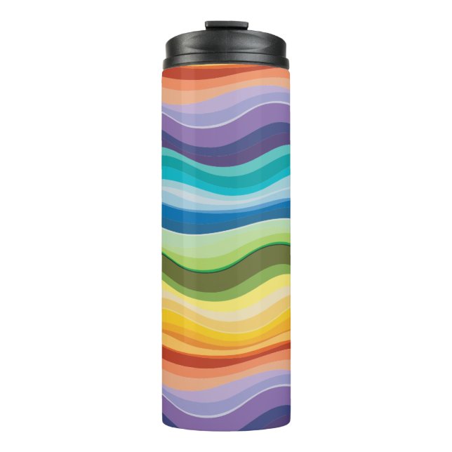 Termo Patrón de Ondulaciones Multicolores 2 (Anverso)