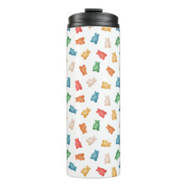 Termo Patrón de osos de goma