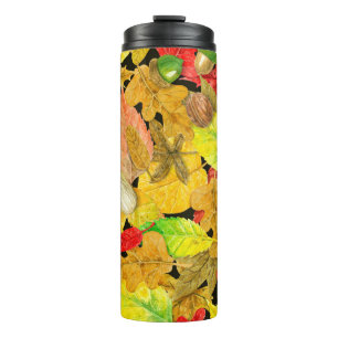 Termo Patrón de otoño acuático