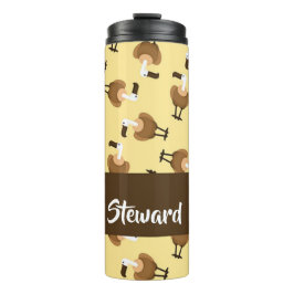 Termo Patrón de pájaro pardo