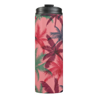 Termo Patrón de palmeras sin soldadura